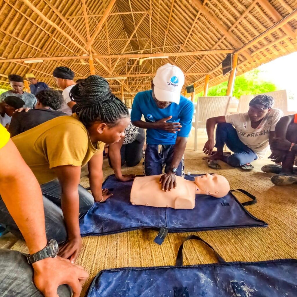 Keeping Mombasa Beaches Safer: CPR Training for Fishermen, Operators & Beach Users. 1