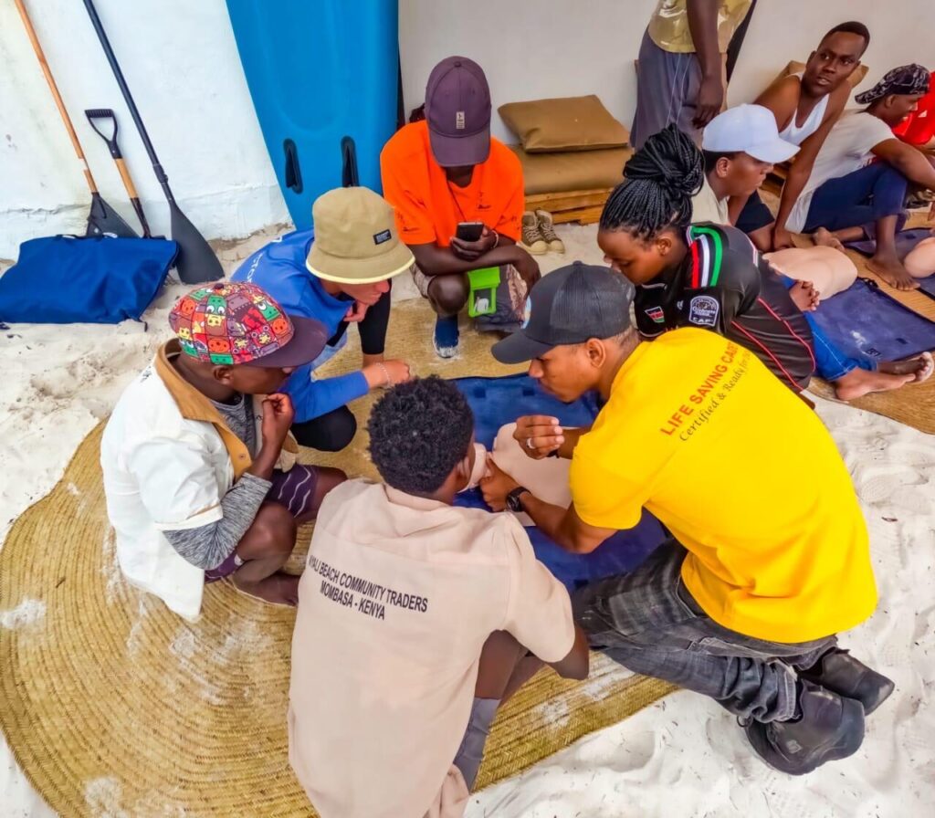 Keeping Mombasa Beaches Safer: CPR Training for Fishermen, Operators & Beach Users. 6 CPR TRAINING