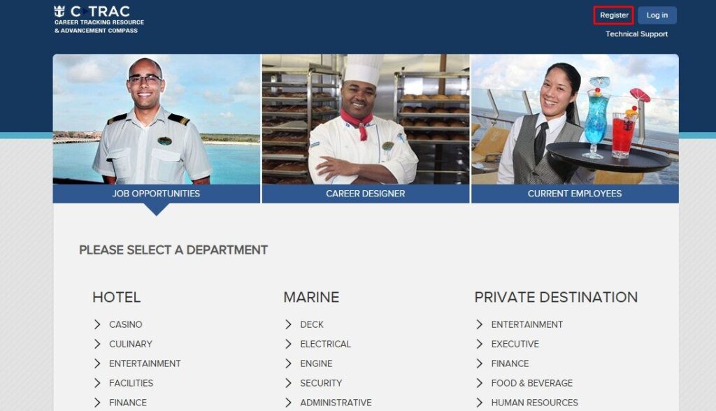 Royal Caribbean Lifeguard Application Process — C-TRAC Registration Guide 1 C-TRAC