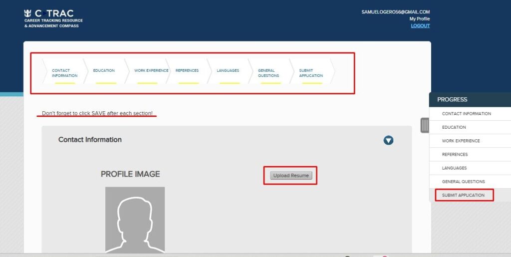 Royal Caribbean Lifeguard Application Process — C-TRAC Registration Guide 5 Ctrac2